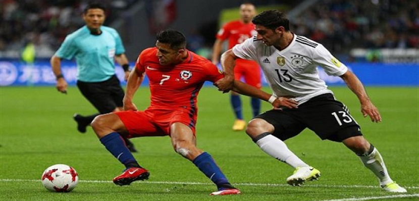 تشيلي تتعادل مع ألمانيا 1-1 في كأس القارات