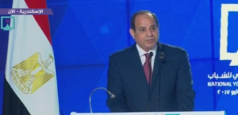 السيسي: مصر لن تسمح لأحد أن يوقف مسيرة الإرادة والتحدي