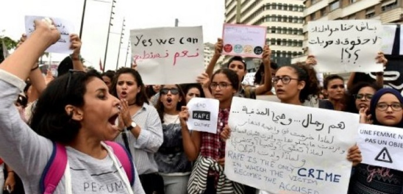 تظاهرات تندد باعتداء جنسي جماعي على فتاة في حافة بالمغرب