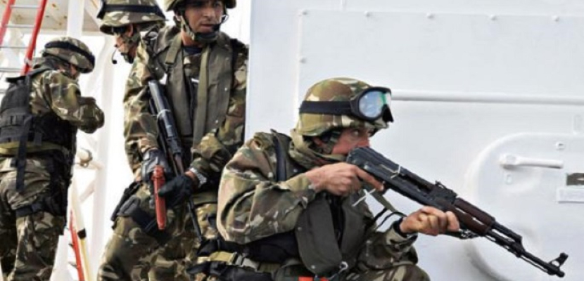الجيش الجزائري يدمر مخبأين للجماعات الإرهابية ويوقف 21 مهاجرًا غير شرعى