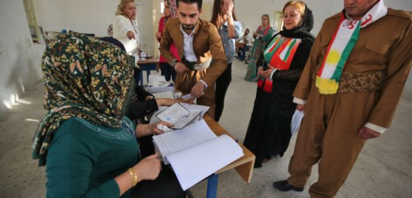انتهاء التصويت في استفتاء انفصال كردستان وبدء الفرز