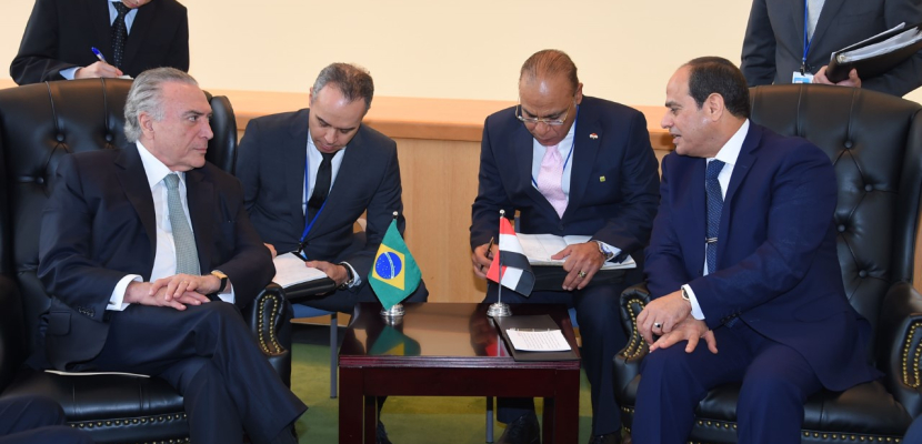 السيسي يتلقى دعوة من رئيس البرازيل لزيارة بلاده