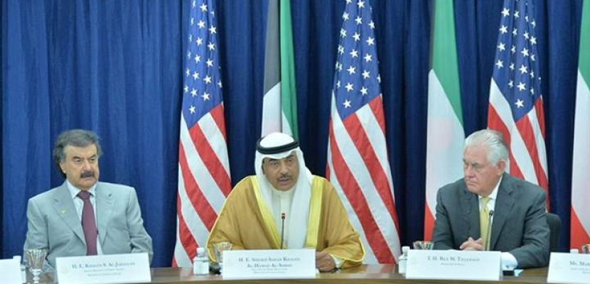تيلرسون يؤكد أهمية الحوار الاستراتيجي بين بلاده ودولة الكويت
