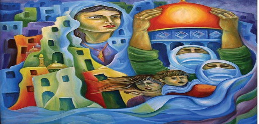“التراث الفلسطيني” في معرض للفن التشكيلي بكلية الفنون الجميلة