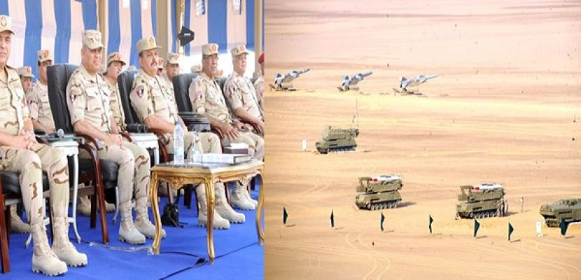 بالصور.. وزير الدفاع يشهد بيان الرماية الصاروخية حماة السماء 2 لوحدات قوات الدفاع الجوي