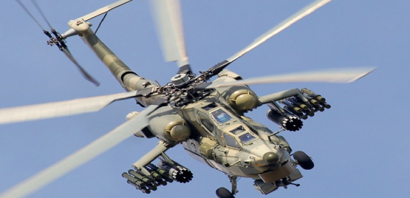 هبوط طائرة هليكوبتر عسكرية روسية اضطراريا في سوريا