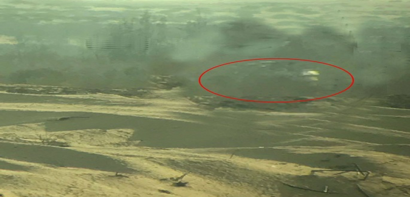 الجيش: تدمير سيارتين مسلحتين خاصة بالعناصر التكفيرية شمال سيناء
