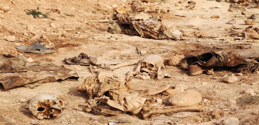 الحشد الشعبي : العثور على 10 مقابر جماعية لعسكريين ومدنيين في الحويجة