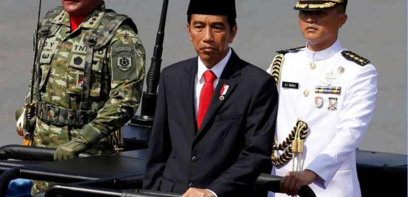 الرئيس الإندونيسي جوكو ويدودو يعلن فوزه في انتخابات الرئاسة