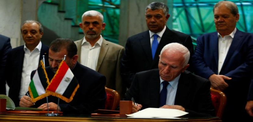 فتح تأمل أن يعمل اتفاق المصالحة الفلسطينية على دفع عملية السلام