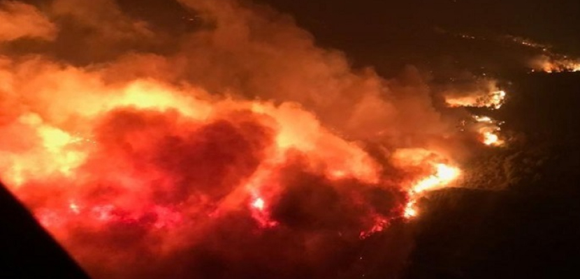 الحرائق تدمر 800 مبنى وتلتهم الغابات فى كاليفورنيا الأمريكية
