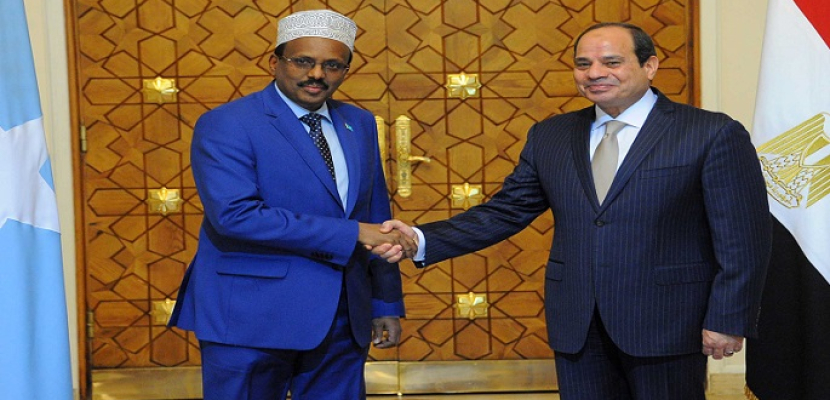 السيسي يؤكد دعم مصر لوحدة الصومال