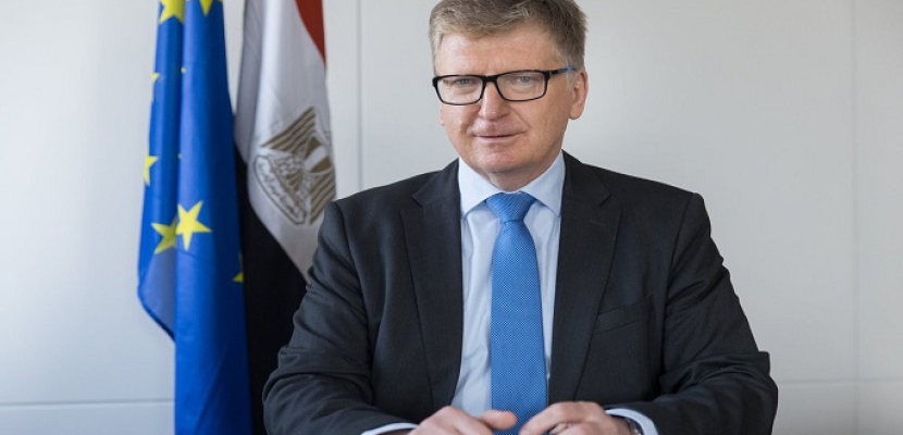 سفير الاتحاد الأوروبى : نساند مصر ضد الإرهاب وخالص العزاء لأسر الضحايا