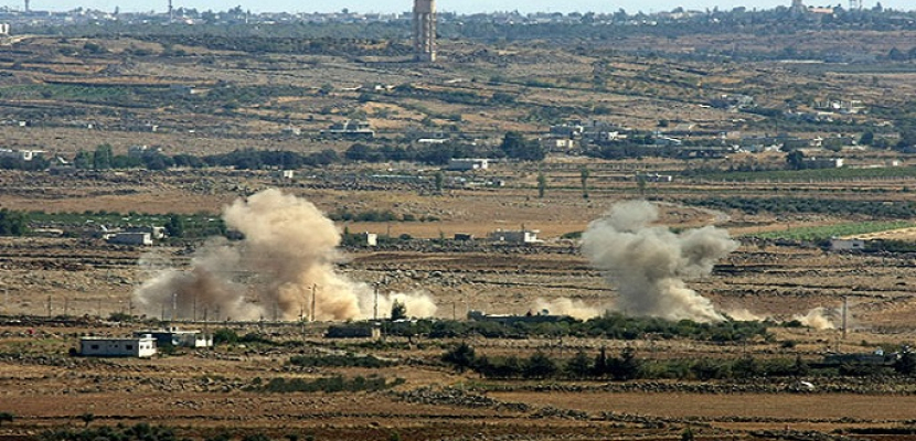 إسرائيل تقصف 3 مدافع للجيش السورى رداً على قذائف بالجولان