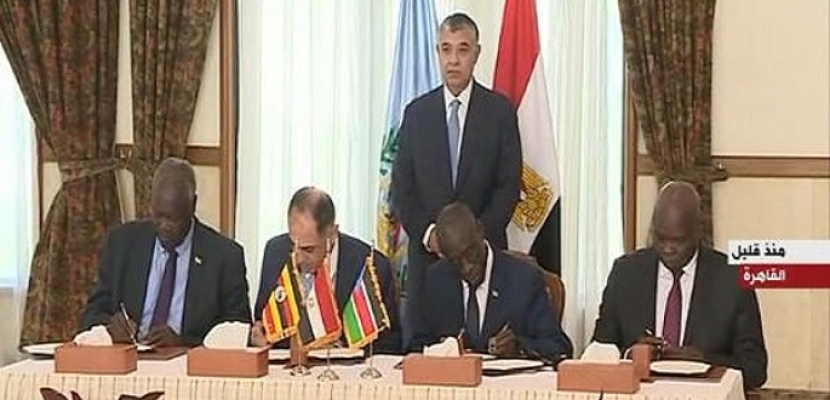 توقيع وثيقة “إعلان القاهرة” لتوحيد الحركة الشعبية لتحرير السودان بمقر المخابرات العامة