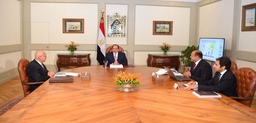 الرئيس السيسي يوجه بضرورة استغلال المزايا النسبية والمقومات الصناعية والسياحية لمنطقة غرب مصر