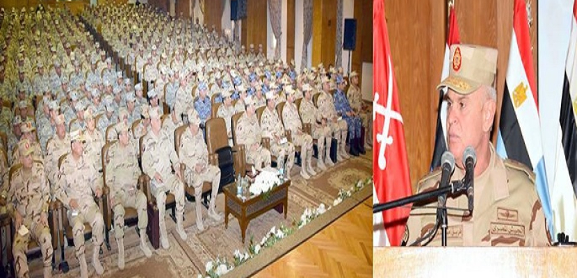 بالصور.. رئيس الأركان: القوات المسلحة ماضية بكل قوة فى تنفيذ مواجهة شاملة لاقتلاع جذور الإرهاب من سيناء