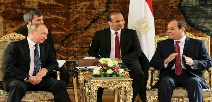 تعزيز العلاقات الثنائية وقضايا المنطقة تتصدران القمة المصرية – الروسية بين السيسى وبوتين