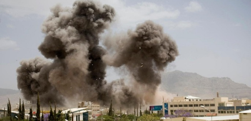 التحالف العربي يدمر منصة إطلاق صواريخ باليستية بمحافظة صعدة في اليمن