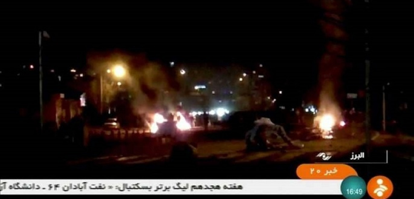 اشتباكات عنيفة بين متظاهرين والأمن الإيرانى فى أصفهان