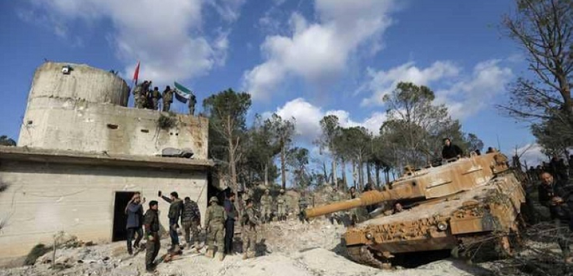 القوات تركية تقصف عفرين السورية وتحاول اقتحام المدينة