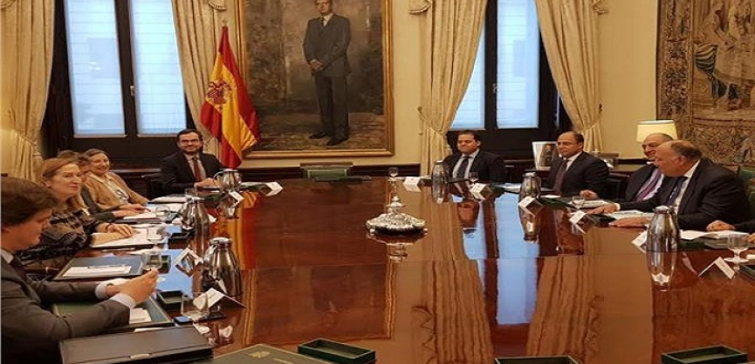 شكرى يبحث مع رئيسة مجلس النواب الإسباني أهمية دفع التعاون البرلماني بين البلدين