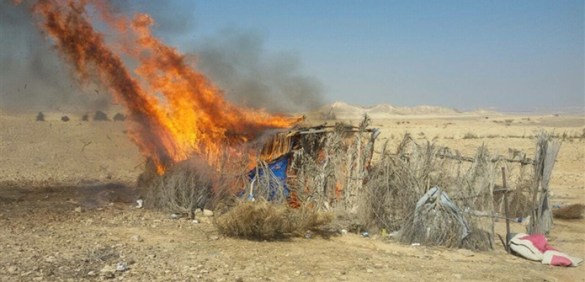 المتحدث العسكري : تدمير 16 وكرا للعناصر الإرهابية بوسط سيناء