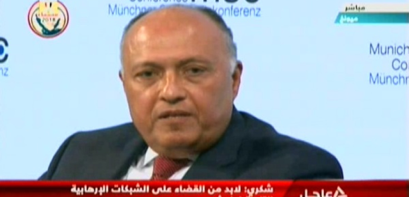 كلمة وزير الخارجية المصري سامح شكري أمام مؤتمر ميونخ للأمن