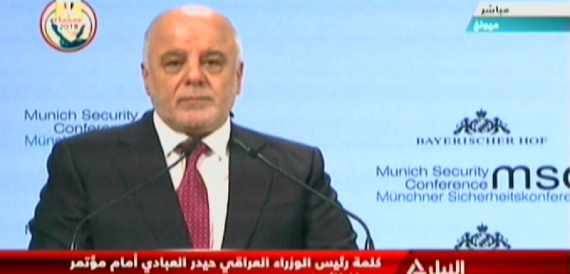 كلمة رئيس الوزراء العراقي حيدر العبادي أمام مؤتمر ميونخ للامن