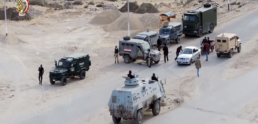 بالفيديو ..في بيانها الثامن بشأن “عملية سيناء 2018”.. الجيش يعلن القضاء على ثلاثة تكفيريين وقصف 68 موقعا إرهابيا
