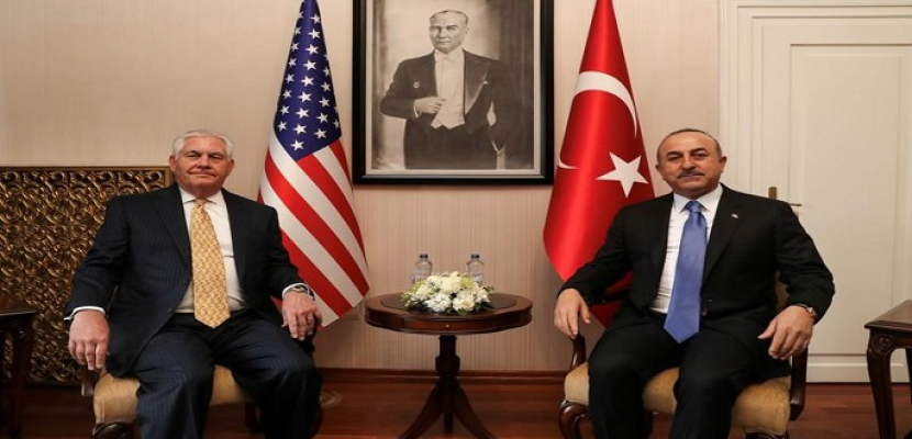 تيلرسون: أمريكا تقر بحق تركيا في تأمين حدودها وتدعو لضبط النفس في سوريا
