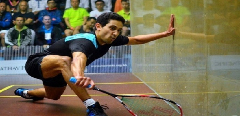 طارق مؤمن يتأهل للدور الثاني من بطولة السويد المفتوحة للإسكواش