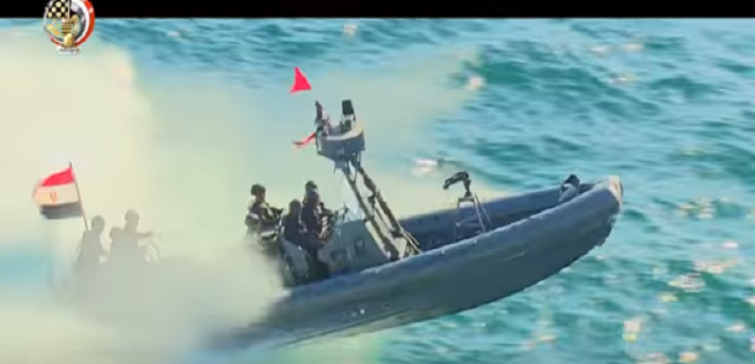 بالفيديو .. عمالقة البحار .. أسطورة الصاعقة البحرية المصرية .. #المهمة_ حماية_ وطن