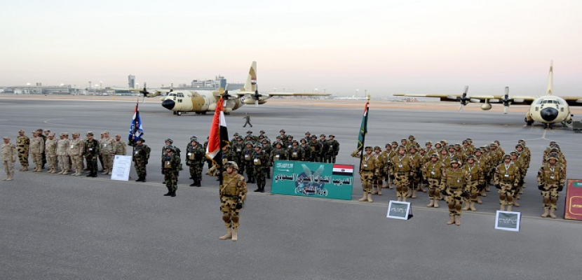 انطلاق التدريب المشترك (درع الخليج المشترك -1) بالرياض بمشاركة قوات مصرية