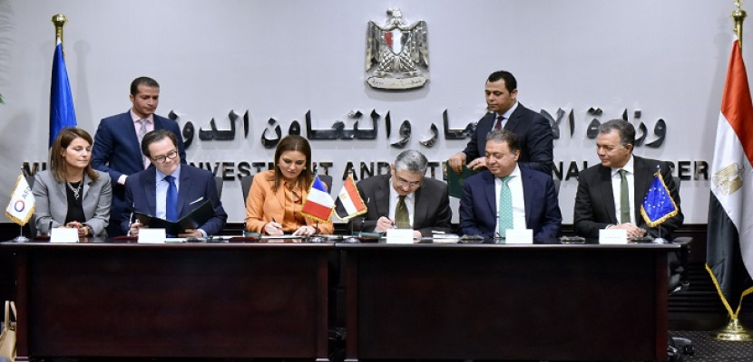 مصر وفرنسا توقعان 4 اتفاقيات في عدة مجالات بقيمة 60 مليون يورو