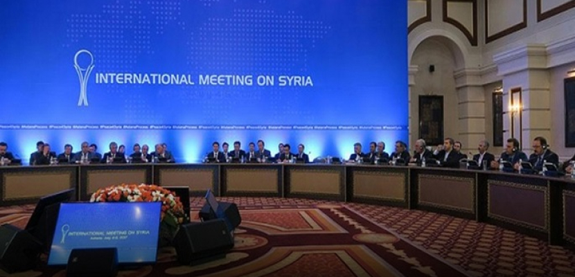 انطلاق محادثات لوزراء خارجية روسيا وتركيا وإيران بأستانة بشأن سوريا