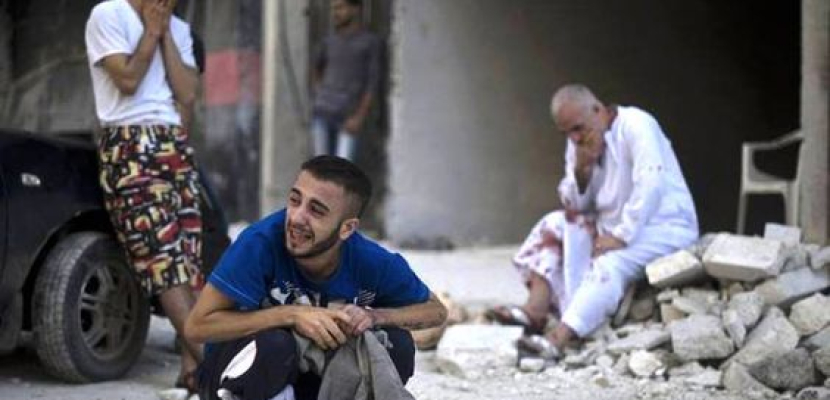 إصابة العشرات فى انهيار سقف مسجد فى حلب بسوريا