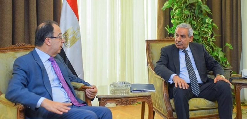 قابيل يبحث مع سفير لبنان الجديد بالقاهرة تعزيز التعاون الاقتصادى