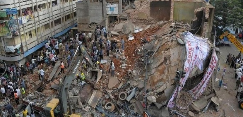 مقتل وإصابة 12 شخصاً في انهيار فندق بوسط الهند