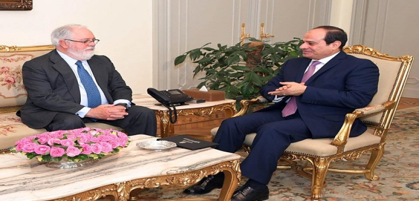 الرئيس السيسي: مصر تبنت استراتيجية شاملة وطموحة لتطوير منظومة الكهرباء