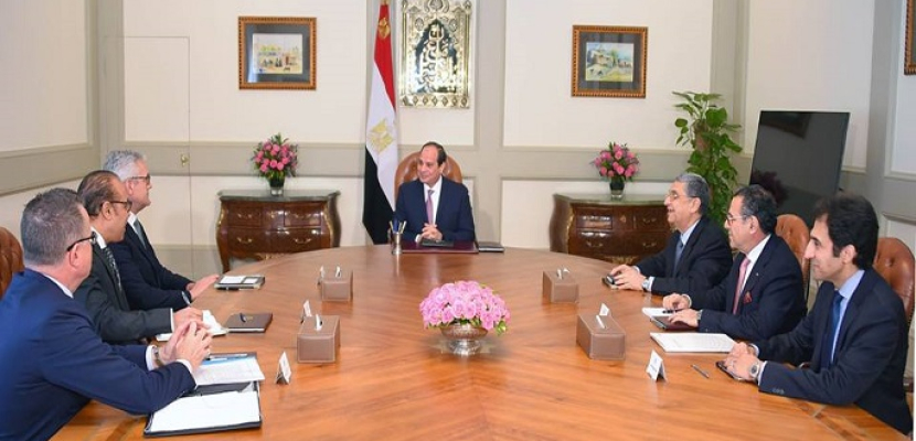 خلال لقائه الرئيس التنفيذي لشركة (ABB).. الرئيس السيسي يؤكد اهتمام مصر بأن تصبح مركزا إقليميا للطاقة
