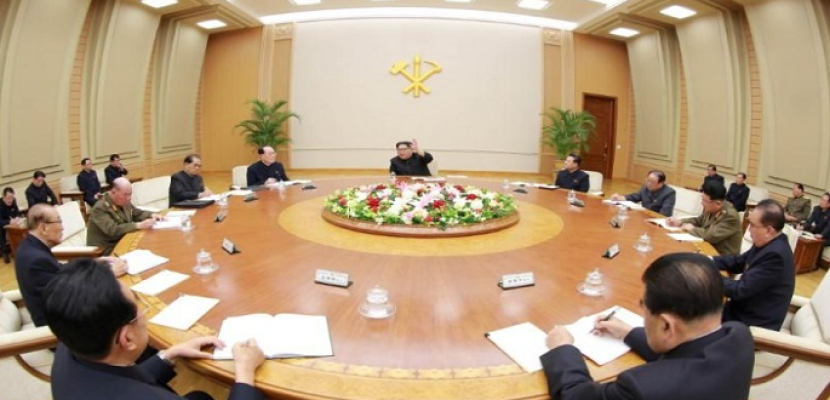 كيم جونج أون بحث المحادثات المستقبلية مع أمريكا في اجتماع حزبي