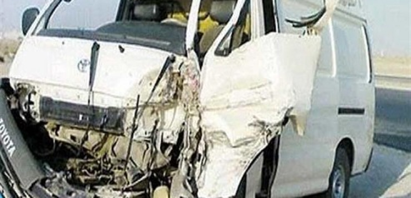 مصرع وإصابة 11 صينيا في حادث انقلاب سيارة غرب الإسكندرية