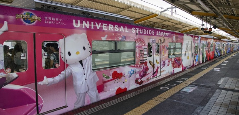 تسيير قطار في اليابان مستوحى من شخصية “هالو كيتي”