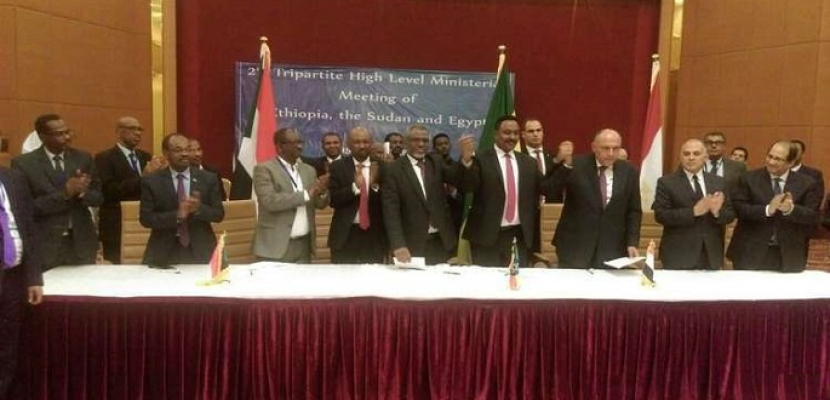 مصر والسودان وإثيوبيا يوقعون وثيقة مخرجات الاجتماع التساعي حول سد النهضة