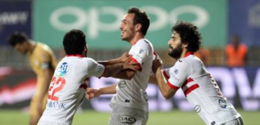 الزمالك يهزم الإنتاج 3-1 ويواجه الإسماعيلي فى نصف نهائي كأس مصر