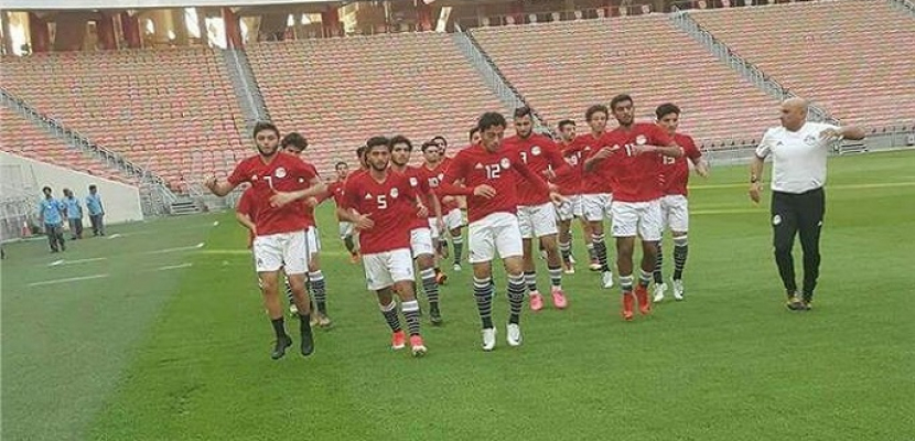 المنتخب الأوليمبى يخوض تدريبه الثانى باستاد القاهرة استعداداً للجزائر وتونس