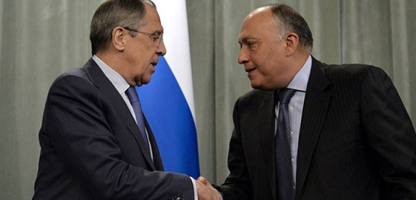 مباحثات وزيريّ خارجية مصر وروسيا تنطلق الاثنين بموسكو فى إطار صيغة 2+2