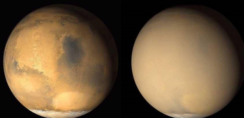 عاصفة بمساحة قارتين تغير وجه المريخ