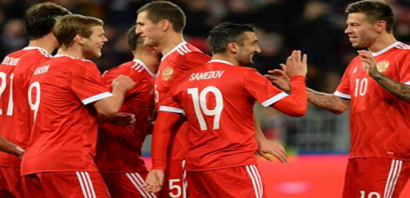 منتخب روسيا يفوز على نظيره السعودي بخماسية نظيفة في المباراة الافتتاحية لكأس العالم